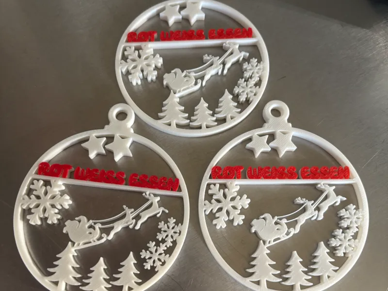 RWE Rot Weiss Essen Baumschmuck