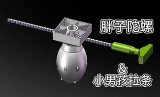 胖子&小男孩陀螺
