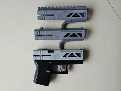 CCF Disk Pistol modified lock and barrel