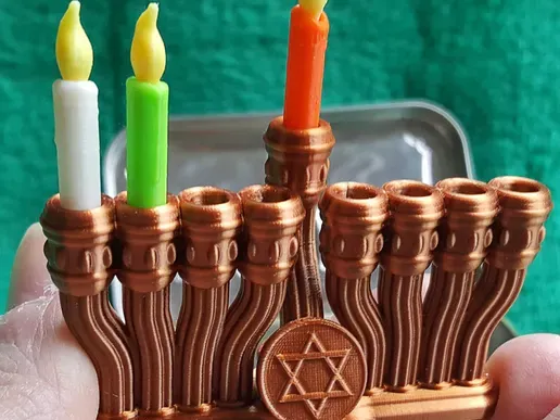 Menorah copper  