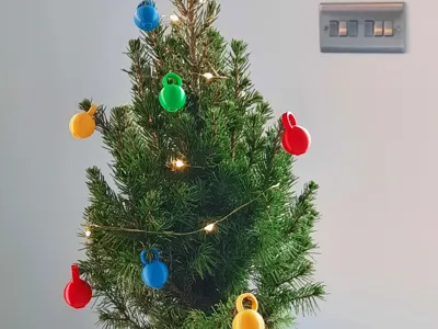 Mini Christmas tree decorations!