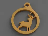 raindeer keychain