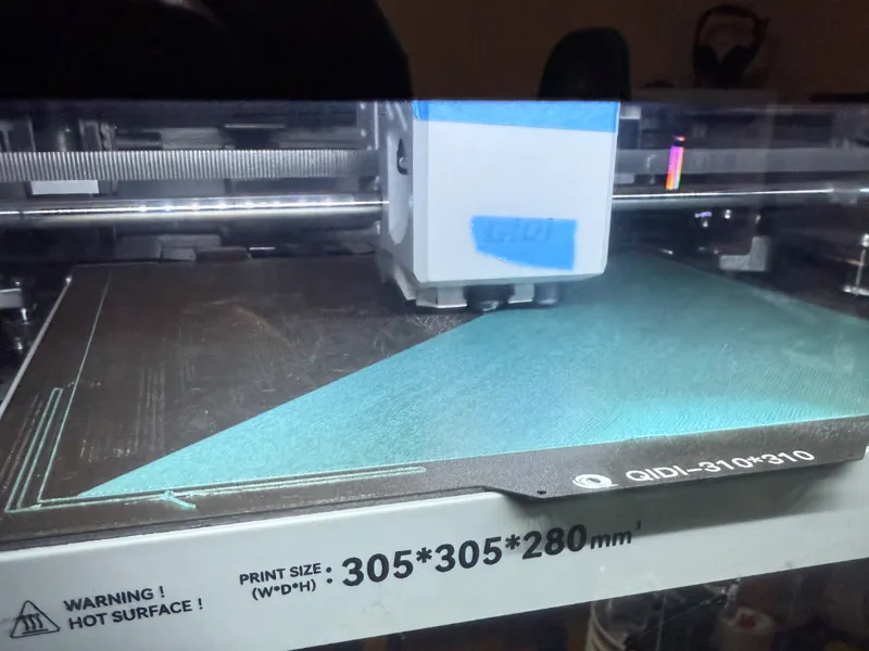qidi plus 4 bed level test