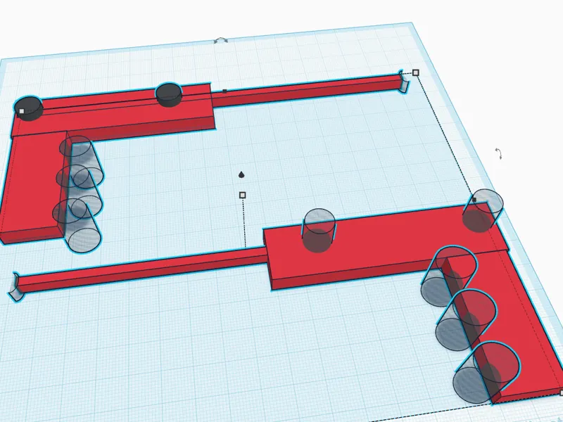 rubberband powered gun simplified