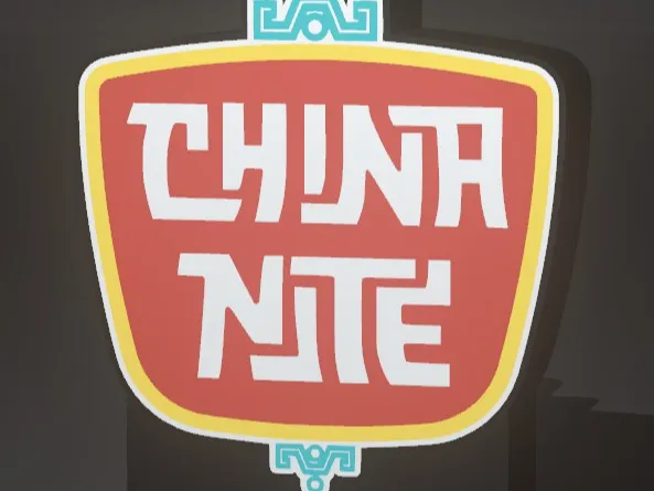 China Nite Sign Lightbox with Stand