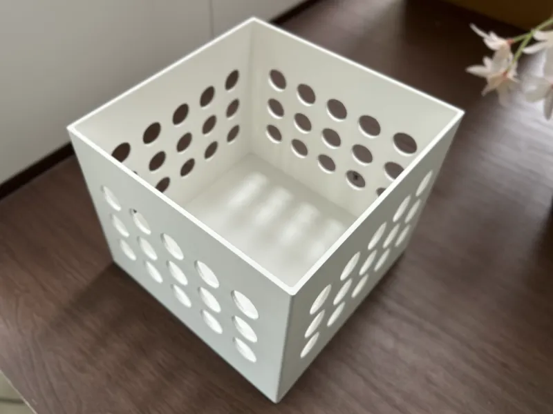 18X18X15方形圆孔收纳盒