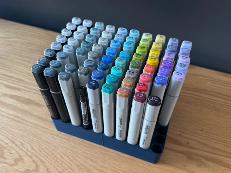 80色 法卡勒马克笔收纳架  Finecolour brush 收纳盒