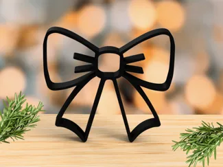 minimalistic Christmas Bow