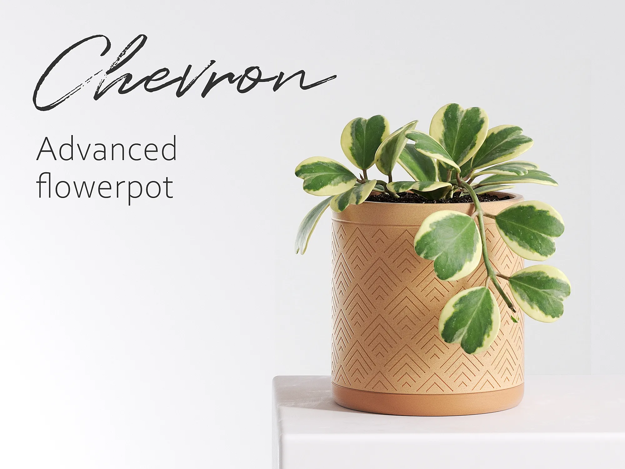 Elegant sophisticated planter STL