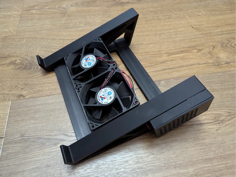 Router Dual-Fan Stand