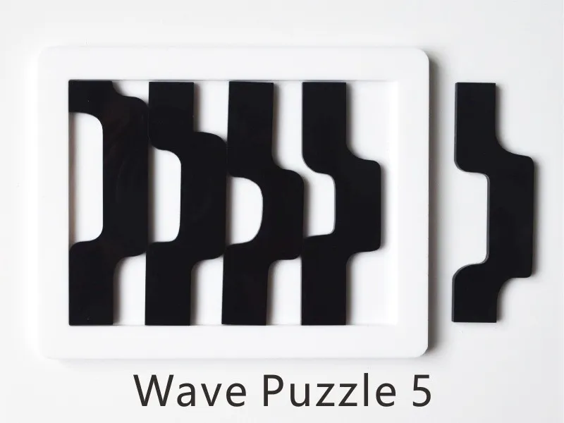 Wave puzzle 5 by user_2146781777 MakerWorld: Download Free 3D Models