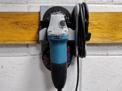 Angle Grinder Holder for French Cleat Wall