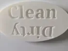 Magnet sign dirty or clean for the dishwasher
