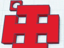 IH schools logo keychain