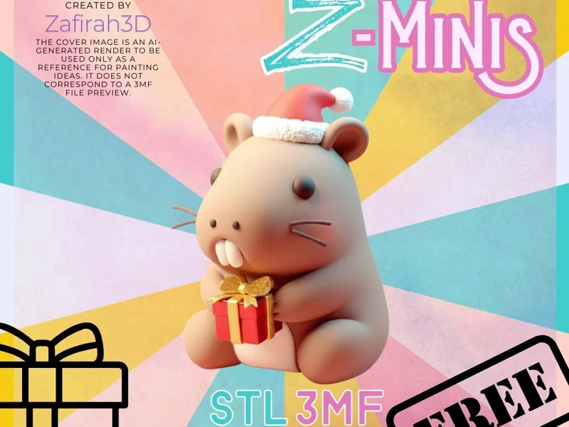 CHRISTMAS CAPYBARA Z-MINI