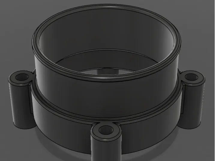 Bosch DBW 68mm to 3" hose adapter