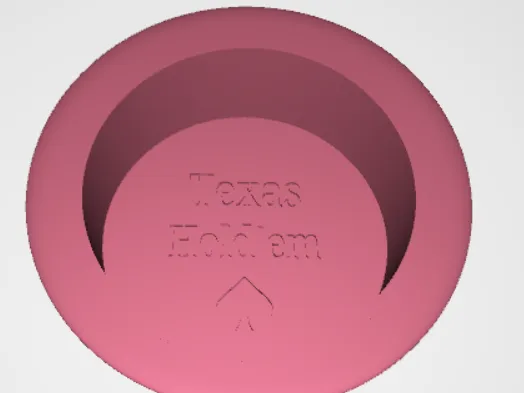 Cup holder, texas holdem table