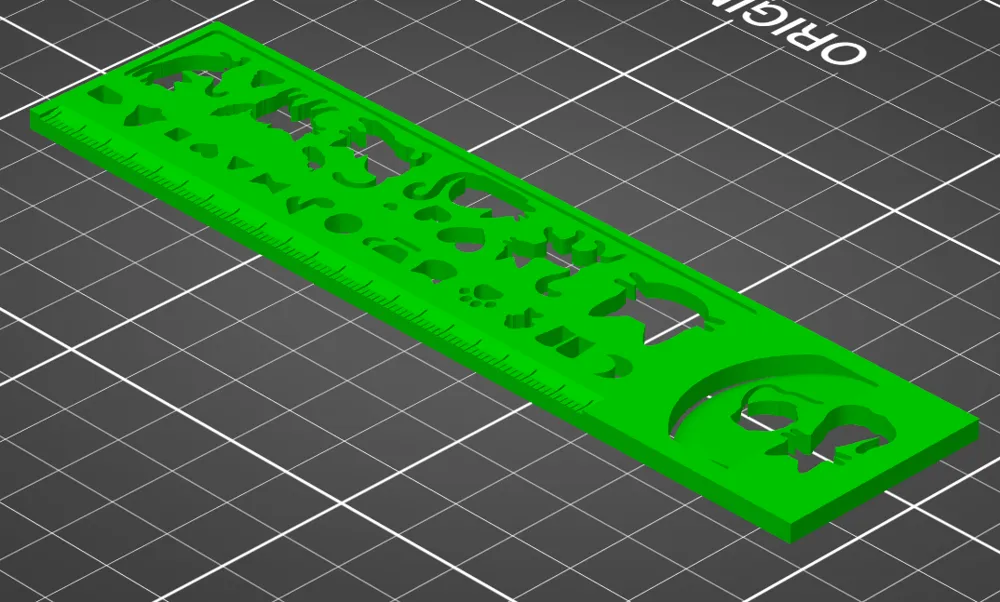 Cat Ruler - Free 3D Print Model - MakerWorld