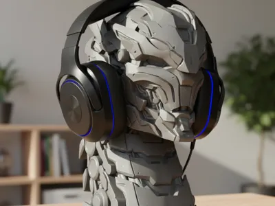 Dragon Headphone Stand | High Detail Gaming Setup