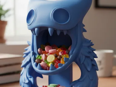 Hungry Monster Bowl | Desk Organizer Figure