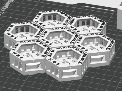 LARP game model - Hexagon x7