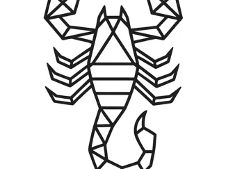 Signe Astrologique Scorpion 2D
