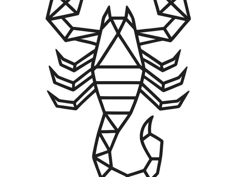 Signe Astrologique Scorpion 2D