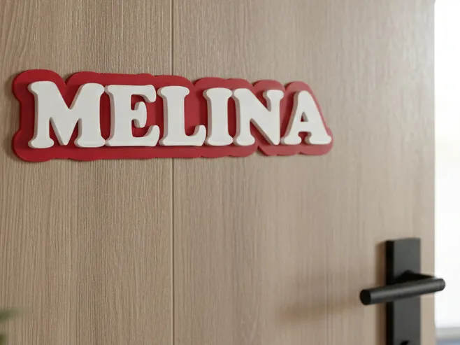 Türschild Melina