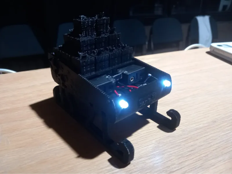 Santa sleigh with Led