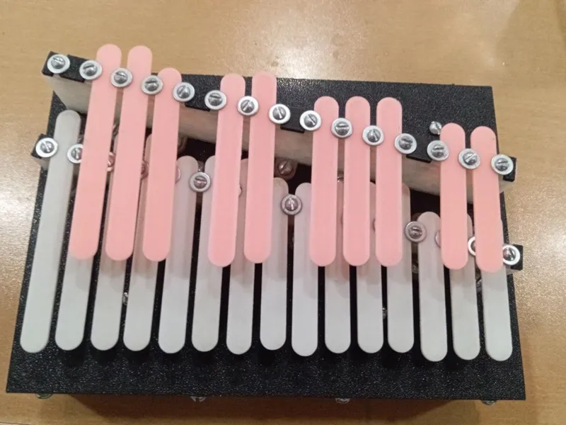 Tunable chromatic kalimba musical instrument!