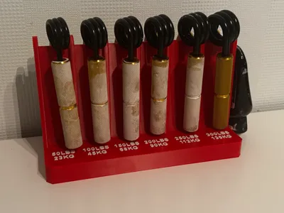 Golden grip stand