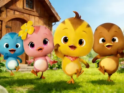 Adorable chick squad