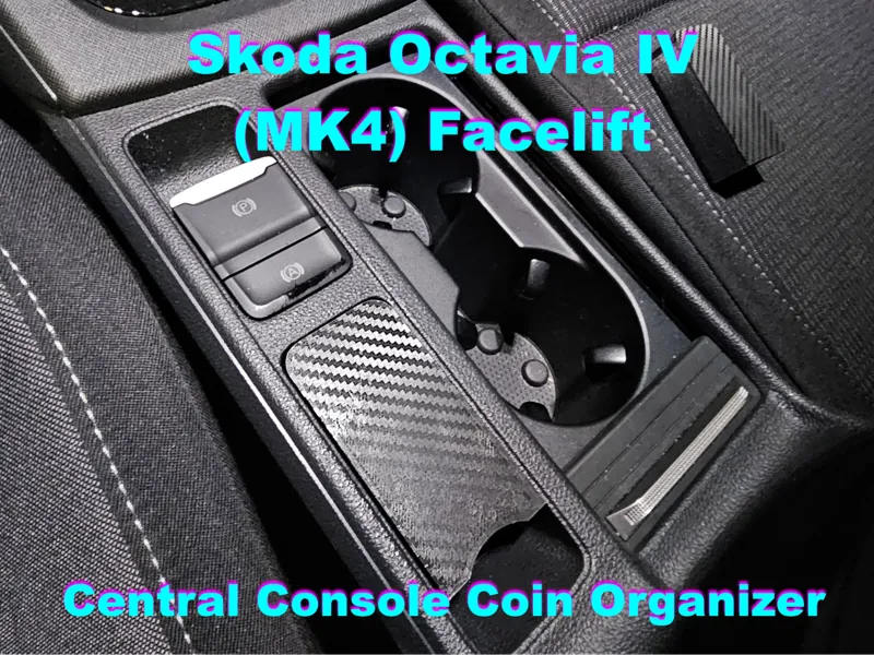 Octavia IV (MK4) Facelift - Coin Holder Insert