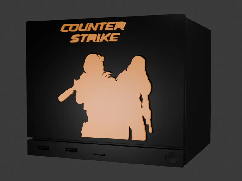 Steam Machine Front plate
