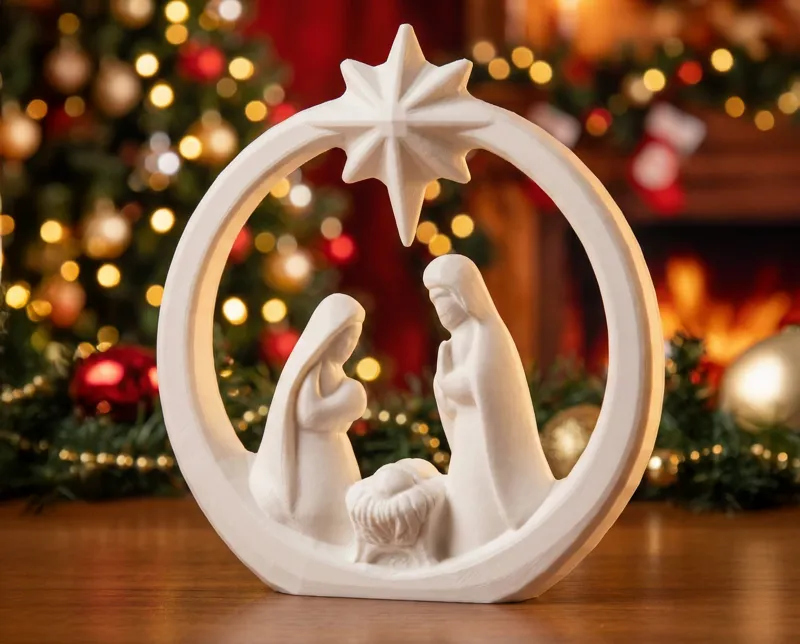 Divine Night – Modern Christmas Sculpture