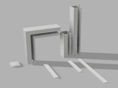 Snap-Together Cable Rail System