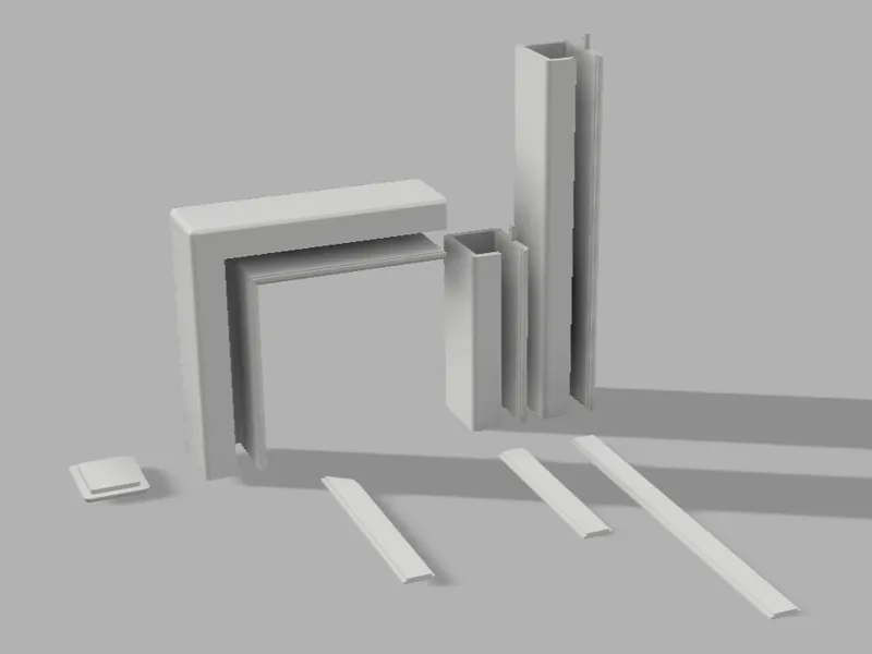Snap-Together Cable Rail System