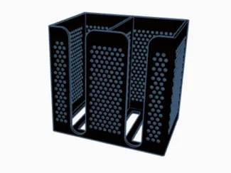 Cat Food Pouch Holder - Circle Mesh