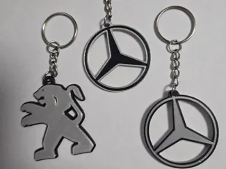 Porta chaves Mercedes e Peugeot