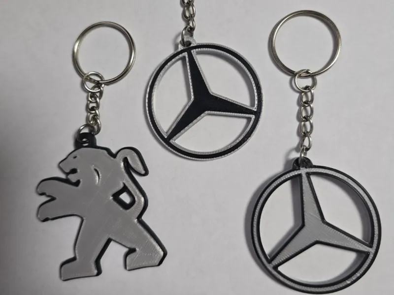 Porta chaves Mercedes e Peugeot