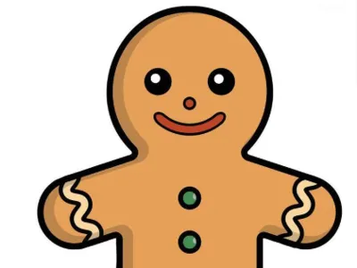 Gingerbread cookie cutter