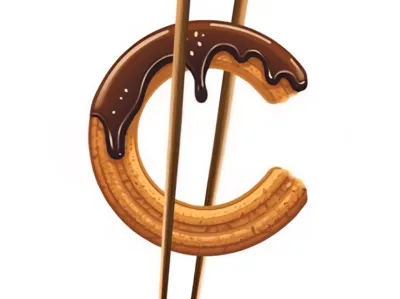 churro keychain