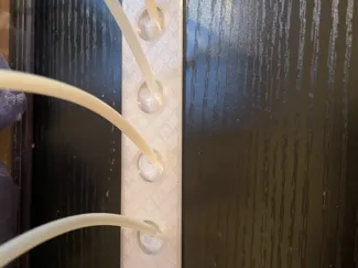 猫屋孔封条带特氟龙管万向轮