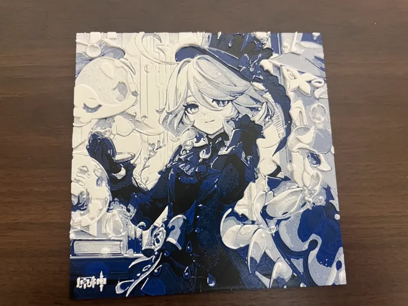 原神 芙宁娜 版画