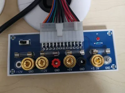 ATX Power Supply Bracket and Power Distribution Board Enclosure