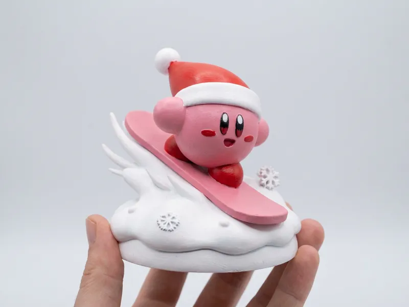 kirby merry chirstmas ski