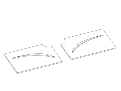 1:10 RC Spoiler Side Wings