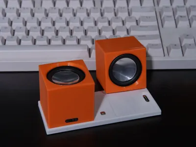 1.5-inch speaker enclosure, Bluetooth earphone to Bluetooth speaker conversion
