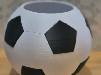 Black & White - Football Fan Pot Desk Organizer