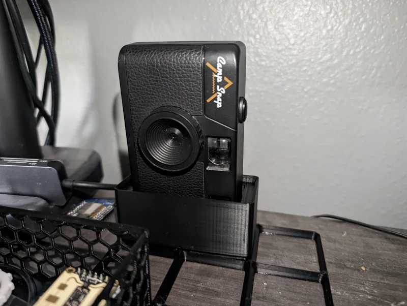 Gridfinity Camp Snap Camera Holder